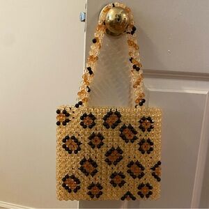 Susan Alexandra iconic leopard beaded bag 🐆 🐆